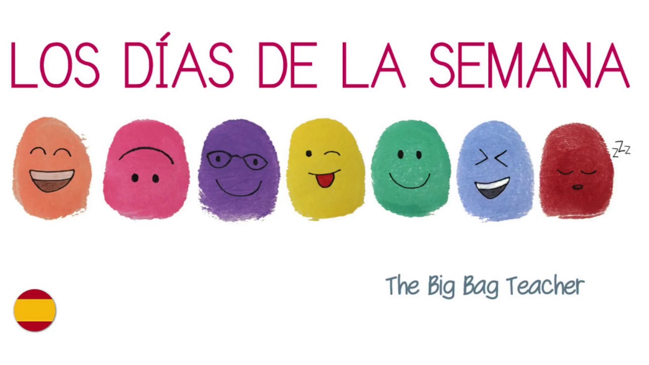 FLASHCARDS - BITS LOS DÍAS DE LA SEMANA - YouTube