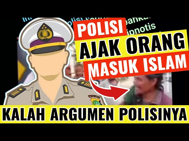 VIRAL DI FACEBOOK: POLISI AJAK ORANG MASUK ISLAM, DI SKAK MATT DIDEPAN UMUM class=