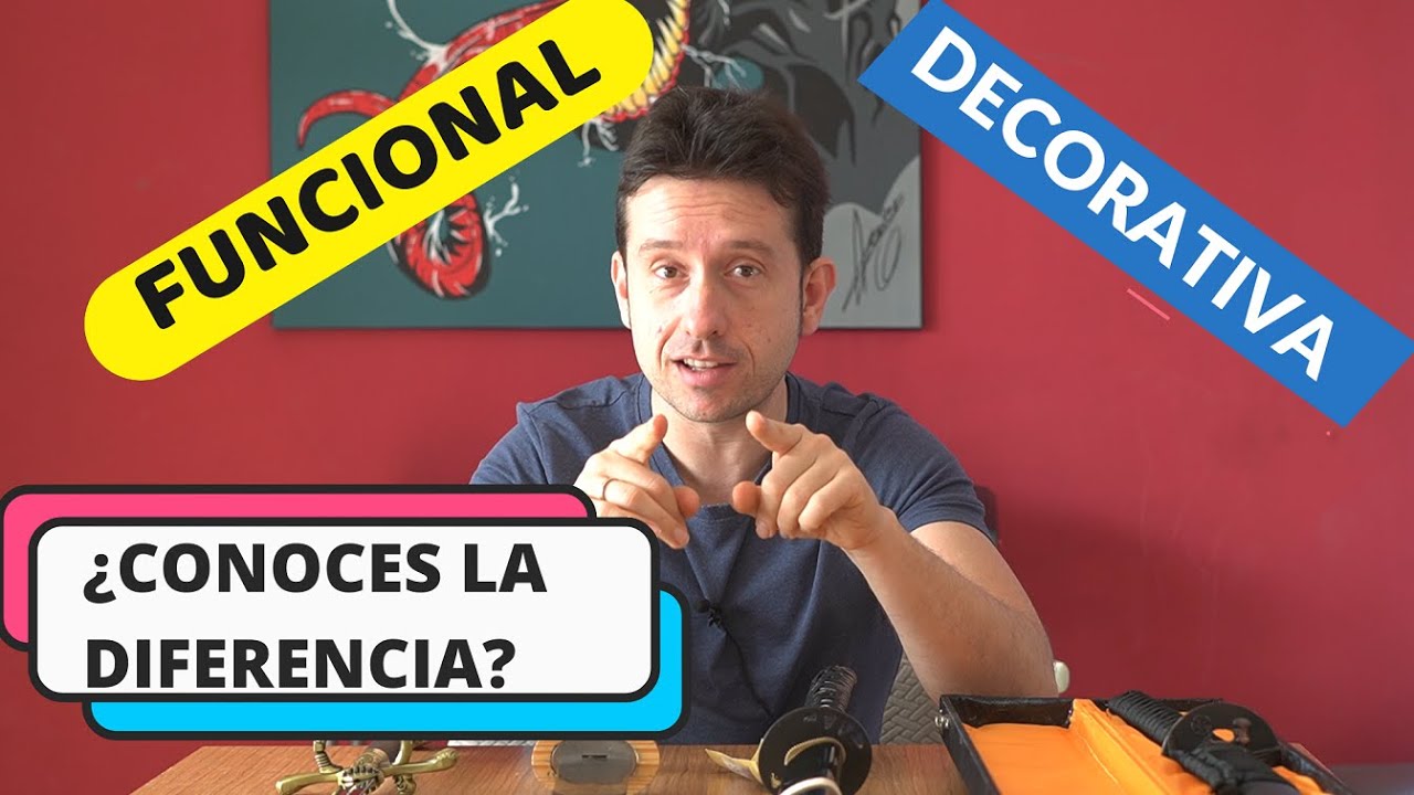 I'll explain the difference between a functional sword and a decorative one | espadasymas