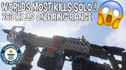 WORLDS MOST KILLS SOLO IN BLACK OPS 4 | 263 KILLS ON FIRING RANGE | WORLD RECORD | BLACK OPS 4