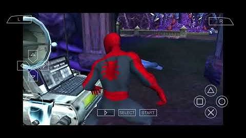 Spiderman : Web of Shadows (PSP) Gameplay - Final Mission - End Of Symbiote