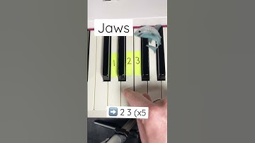 Thumbnail of How to play Jaws on piano