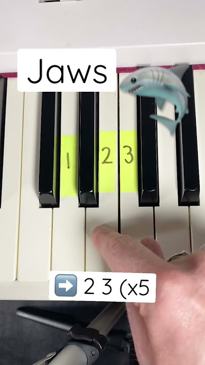 How to play Jaws on piano