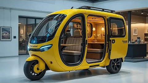 2026 Lemon Micro RV Camper | Electric 3-Wheel Trike That’s Redefining Compact Travel!