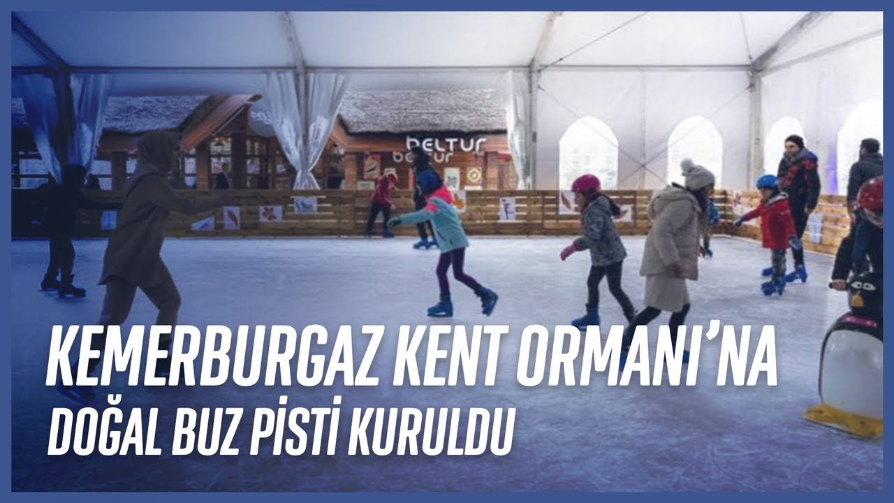 kemerburgaz kent ormani na dogal buz pisti kuruldu youtube