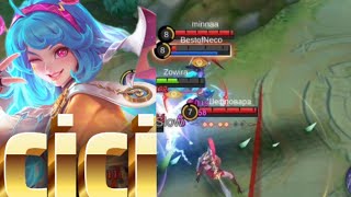 CI CI'S KICKS HIT DIFFERENT! 🔥 Build Top 1 Global CiCi ~ MLBB