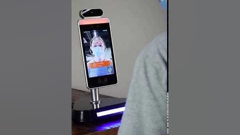 8" Smart Face Recognition and Body Temperature Detection LCD Display