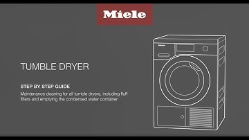 How to perform a maintenance clean for Miele Tumble Dryers