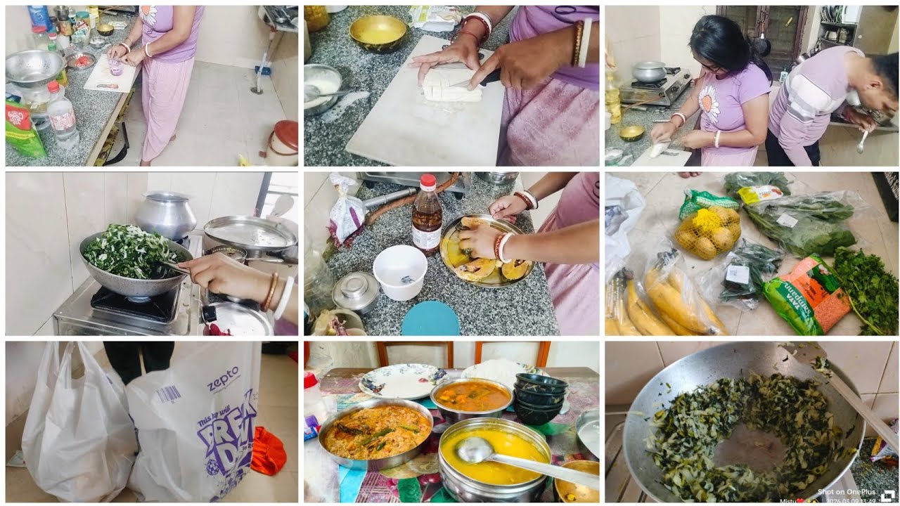 সকাল থেকে Step by step সংসারের প্রতিটা কাজ একহাতে যেভাবে গুছিয়ে করি।রাতে শ্বশুরমশাই বানালো সাহি পনির