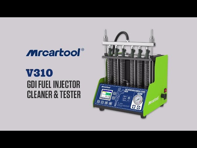 MRCARTOOL V308 Automotive Injektoren Reinigung Maschine 4 Zylinder Auto  Kraftstoff Injektor Tester Ultraschall Injektor Düse Reiniger