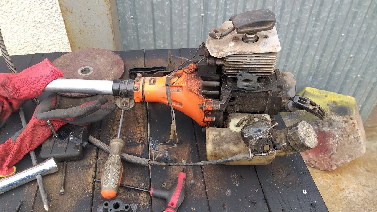 Repair of a fault with the NAC brush cutter YouTube