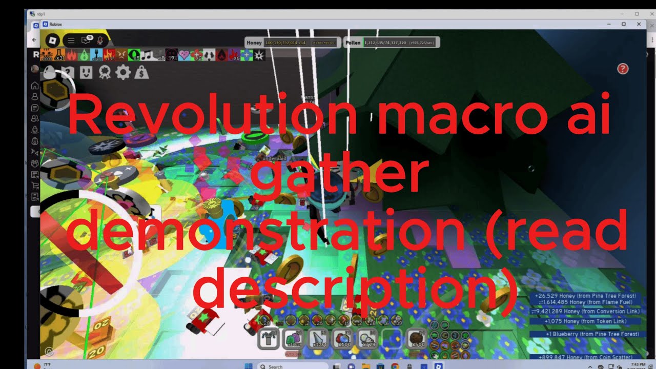 Revolution Macro AI Gather Demonstration
