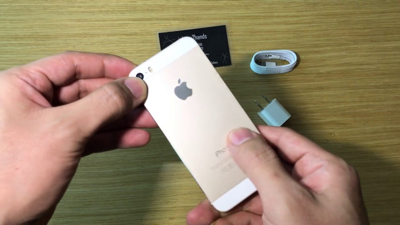 ขาย iPhone 5S สีทอง 16gb มือสอง ราคาถูก