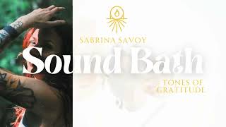 432Hz Crystal Singing Bowls Gratitude Sound Bath, Harmonic Alignment. Relaxing Vibes