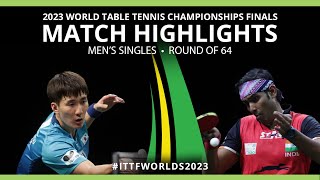 Lee Sang Su vs Sharath Kamal Achanta | MS R64 | 2023 ITTF World Table Tennis Championships Finals
