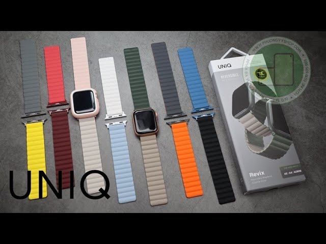 Một mẫu dây nhưng có 3 cách phối màu | Dây UniQ Revix của đồng hồ Apple Watch