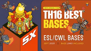 TH16 War Base 2025 | 5 BEST TH16 September War Bases with Base Link for Clash of Clans screenshot 5