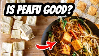 Cooking PEAFU for the 1st time (affordable soy-free tofu made from peas!)| Mary's Test Kitchen