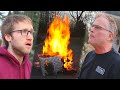 Psycho dad torches christmas presents