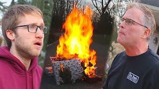 Psycho Dad Torches Christmas Presents