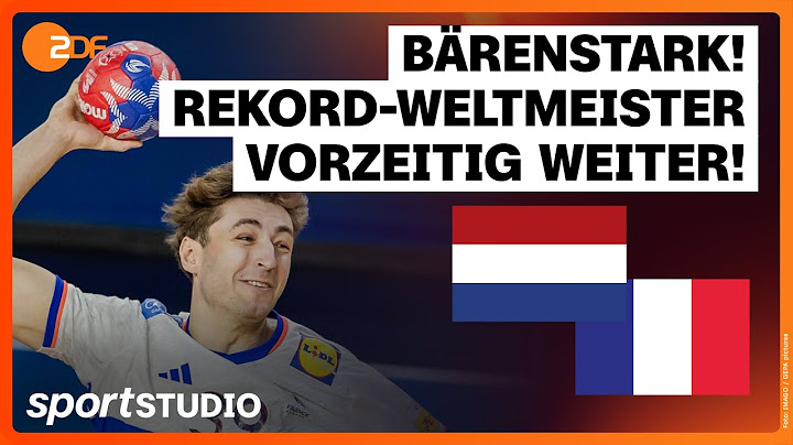 Niederlande – Frankreich Highlights | Handball-WM 2025 | sportstudio
