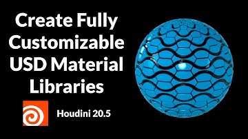 Create USD Material Libraries | Houdini 20.5