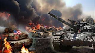 Dead in 15 Minutes! Russian tank blasts row of Abrams M1 Ukrainian Tank in Avdiivka coke plant