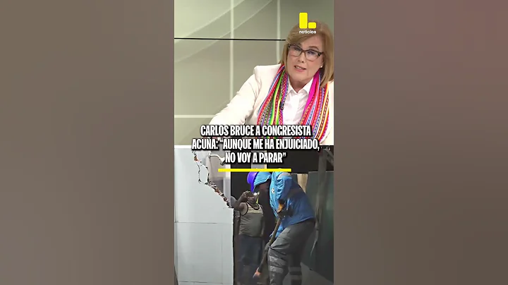 Carlos Bruce le responde a congresista Acuña: "Mandó matones para evitar demolición"