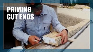 LP® SmartSide® Installation Tip: Priming Cut Ends