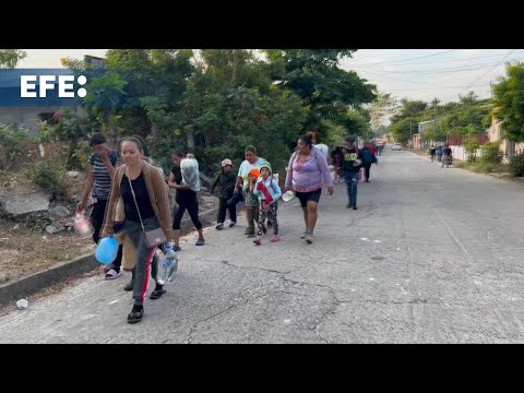 Unos 2.000 migrantes abandonan caravana y avanzan solos en sur de México