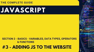Importing JavaScript in the website | Hindi | JavaScript The Complete Guide