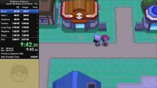 Pokémon Platinum 3:36:54 glitchless speedrun