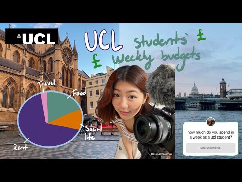 How much UCL students spend in a week