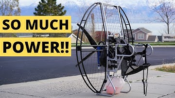 THIS PARAMOTOR ENGINE IS INSANE!!