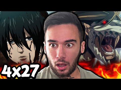 ATTACK ON TITAN 4x27 (REACTION)