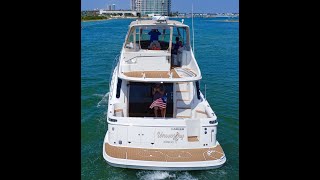 2004 Carver 460 Voyager Outside and Flybridge Tour