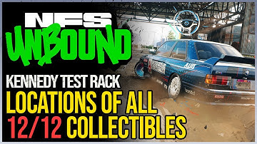 All Kennedy Test Track Collectibles Need for Speed Unbound
