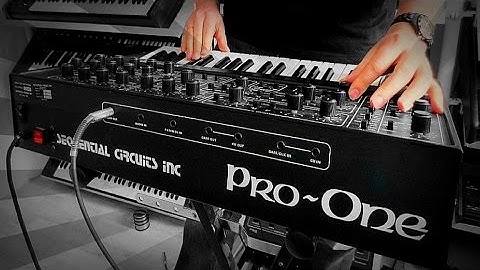 Sequential Pro-One (1981) & E-mu Emax (1986) - dark wave synthesizer live jam