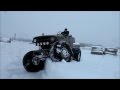 Испытания автомобиля УАЗ на шинах низкого давления  Снежная целина