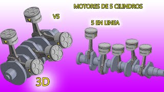 Motor 5 en LINEA, V5 y VR5 Porque son tan raros?