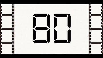 Countdown from 80 to 0 (Retro)