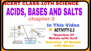 Reaction Of Metals With Acids And Bases/activity 2.3/NCERT Class10TH Science