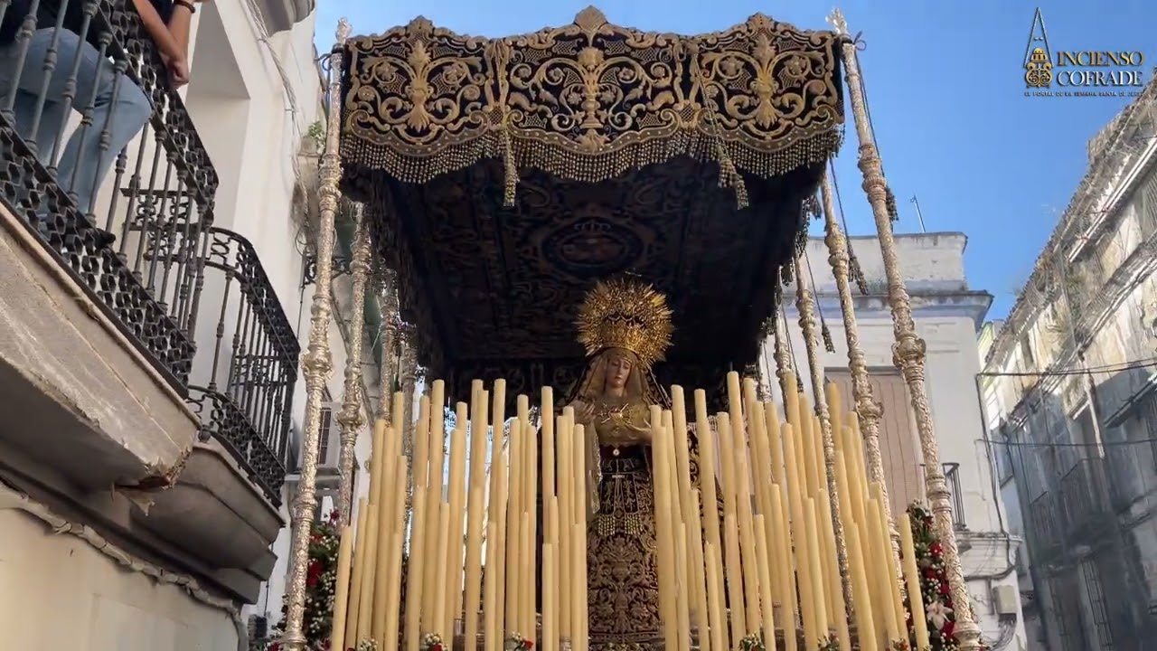 [HD] María Santísima de los Dolores por Carpintería Baja. Semana Santa Jerez 2023