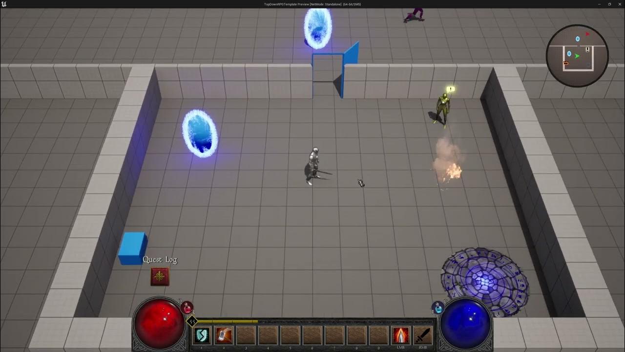 Unreal Engine Top-Down RPG Template: Minimap - YouTube