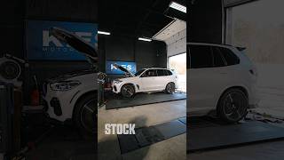 What does an unlocked X5 M50i make BEFORE & AFTER a stage 1 BM3 tune?