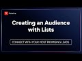 How to Build Audiences in ZoomInfo Marketing