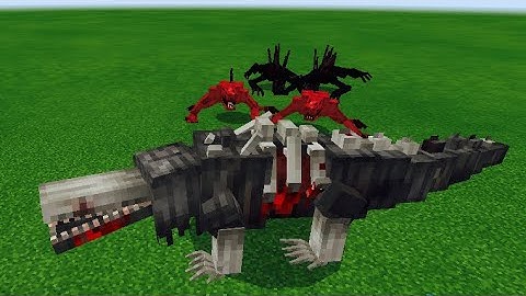 4x SCP-939-JS VS SCP-682 in Minecraft PE