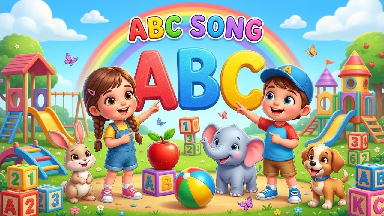 ABC Alphabet Song for Kids | A to Z | Learn ABC with Cute 3D Animals 🌈🎵 ...