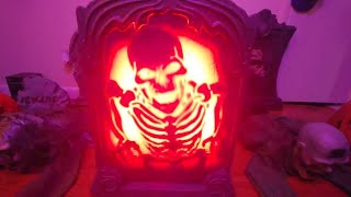 Spirit Halloween 2026 'THE DEAD ARE NEVER TRULY GONE' Light Up Skeleton Tombstone (With Sound)