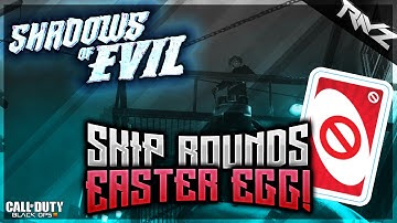 Black Ops 3 Zombies: ROUND SKIP EASTER EGG! SKIP ROUNDS IN SHADOWS OF EVIL! (Call of Duty: Zombies)